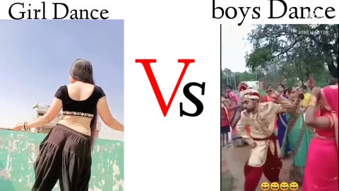 Girl dance vs boys dance