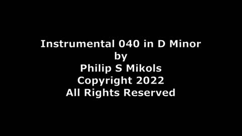 Instrumental 040 in D Minor