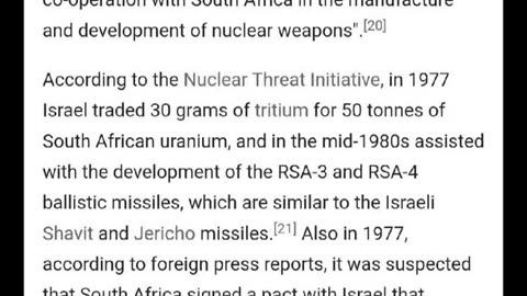 REVEALED-HOW ISRAEL OFFERED TO SELL SOUTH AFRICA NUCLEAR WEAPONS