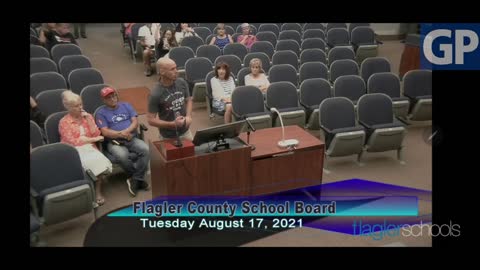 Parents Protest Vaccine, Mask Mandate At Flagler County School Board Meeting (3)
