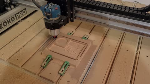 First CNC test cut