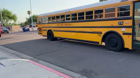 (454) 2007 Thomas Freightliner SAF-T-LINER HDX #T202 leaving HS AM