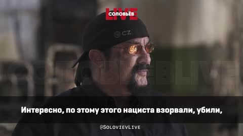The tide is turning: Steven Seagal making a documentary on the CRIMES in Ukraine...