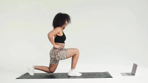 Stretching and Strengthening The Hip Joints Exercise