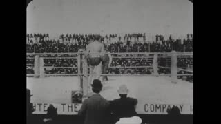 Corbett-Fitzsimmons Heavyweight Championship Title Fight (1897 Original Black & White Film)