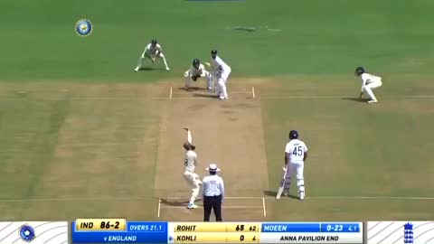 Excellent Delivery From Moeen Ali to Dismissed Virat Kohli On Duck