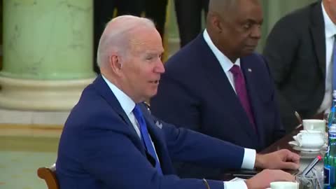 Biden talks about Ukrainian refugees crossing into Poland