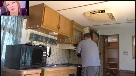 Goose Neck Trailer Renovation Kitchen