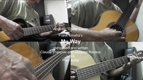 Guitar Learning Journey: Frank Sinatra's "My Way" with vocals cover)