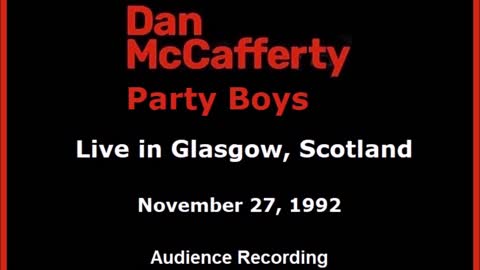 Dan McCafferty - Live in Glasgow, Scotland 1992 (Audience) Full Show