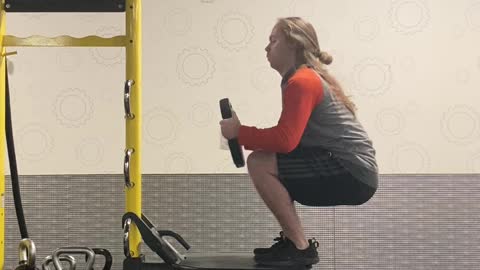 3 ft weighted box jump for reps