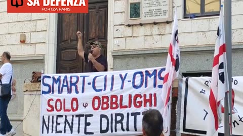 Manifestazione Smart City Cagliari: Valter per SaDefenza