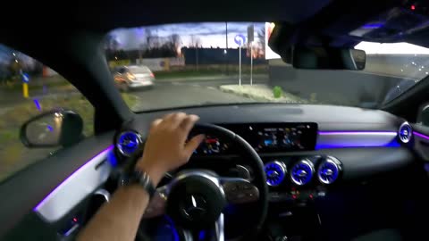 Mercedes AMG CLA 35 Night (306HP) -POV Test Drive