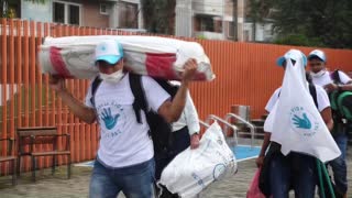 Video: excombatientes de las Farc marchan hacia Bogotá