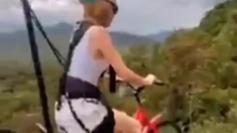 Sky biking Brazil || Brazilian rain forest || beautiful fearless girls