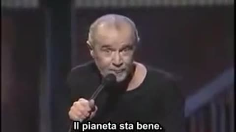 George Carlin sui cambiamenti climatici, inquinamento e vaccini, con 20 anni di anticipo