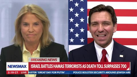 Ron DeSantis on The Record with Greta Van Susteren to discuss the Hamas terrorist attacks in Israel
