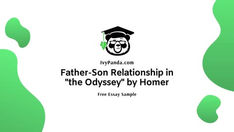 Father-Son Relationship in "the Odyssey" by Homer | Free Essay Sample