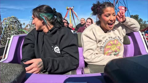 Kris Statlander & Willow Nightingale celebrate National Rollercoaster Day