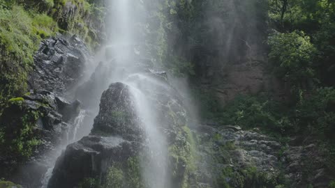 #rumble waterfall in beautifull forest