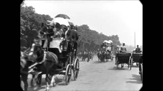 Movie From the Past - A Trip Through Paris, France - Late 1890s