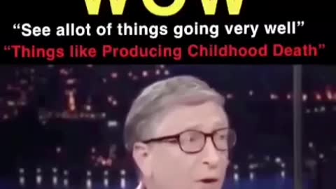 Is Bill Gates Producing Childhood Death !!!