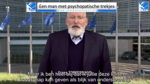 Frans Timmermans - 2 taken voor de vernietiging van Europa