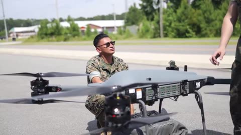 US Marines Conduct Supply Delivery Operations At Camp Lejune North Carolina