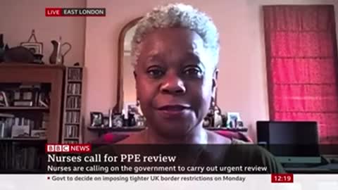 RCN Chief Executive and General Secretary Dame Donna Kinnair on BBC News discussing COVID-19 and PPE