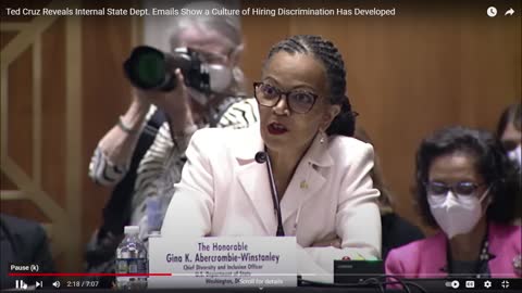 THIS IS WHAT IS (TEMPORARILY) DESTROYING OUR COUNTRY! State Dept. chief diversity officer 'brazen discrimination'