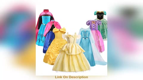 Best Seller Kids Belle Costume Girl Halloween Princess Cos