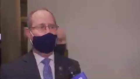 Rep. Greg Murphy Removes Mask Immediately After Interview
