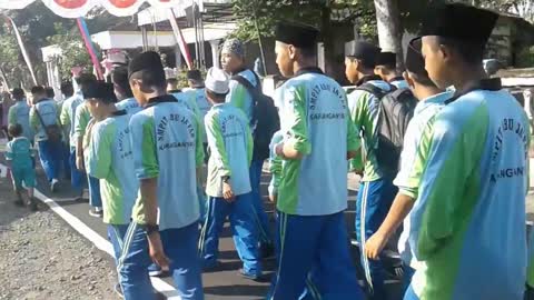 Jalan Sehat HUT RI 17 Agustus 2017 PPTQ SMPIT Abu Ja'far