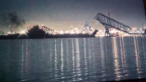 Ship collides with Francis Scott Key Bridge in Baltimore, causing it to collapse