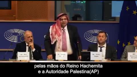 Palestino expõe a hipocrisia da União Europeia