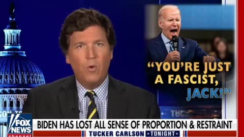 Tucker - Aug 31, 2022 - Biden ('Divider In Chief') says Trump supporters are all FASCISTS