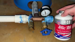 Leaking Well Water Pressure Tank Replacement Part 21 LA-CO Slic-Tite Thread Sealing Compound 8/12/23