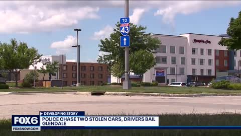 Glendale police chase stolen Kia, Hyundai _ FOX6 News Milwaukee.