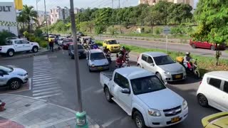Paro nacional de taxis en Colombia