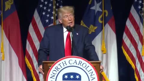 Donald Trump speaks at North Carolina GOP convention dinner June 5th 2021