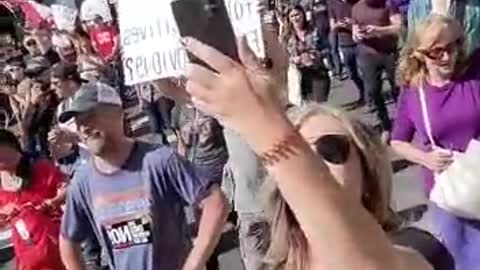 🇺🇲 🇨🇦 TORONTO, CANADA PROTEST AGAINST VACCINE MANDATES