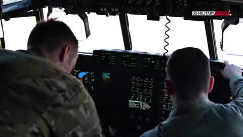 AC-130J Ghostrider Gunship in Action - Firing All Its Cannons(2)