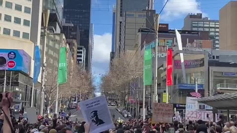 Melbourne, Australia: Lockdown, Vaccine Passport Protests Erupe 7/24/21