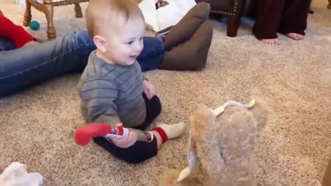 Babies vs New Toys