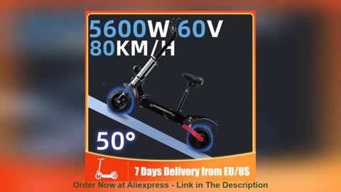 ❤️ Scooter Electric 60V 5600W Strong Power 80KM/H Electro Scooter for Adult Hoverboard Electro