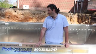 How To Build An Open Pour Top Swimming Pool Kit Tanning Ledge And Step