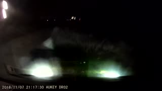 Driver Causes Car to Drive Into Watery Ditch