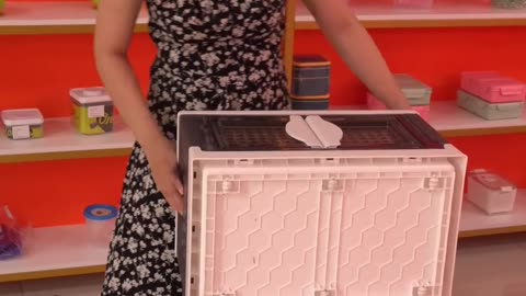 Would you choose such a foldable plastic storage box?