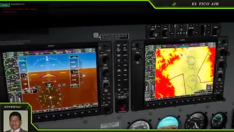 Microsoft Flight Simulator - Ray Charles on DAL370 Cockpit!!!
