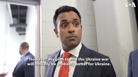 VOA Asked GOP Presidential Hopeful Vivek Ramaswamy About His Support For Ukraine | VOA News
